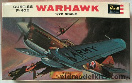 Revell 1/72 Curtiss P-40E Warhawk, H623-49 plastic model kit